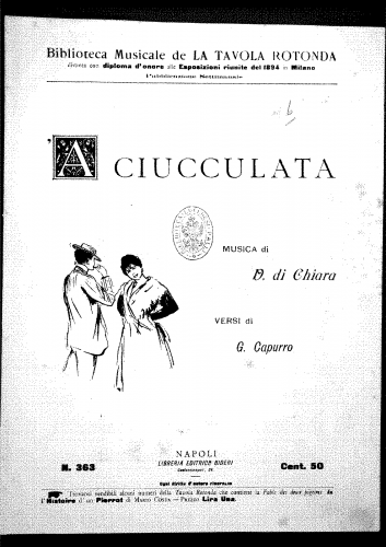 Di Chiara - 'A ciucculata - complete score