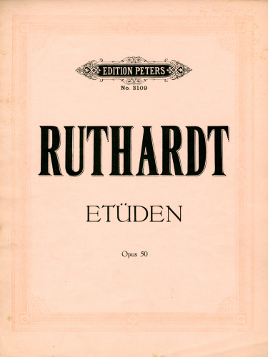 Ruthardt - 10 Etüden, Op. 50 - Score