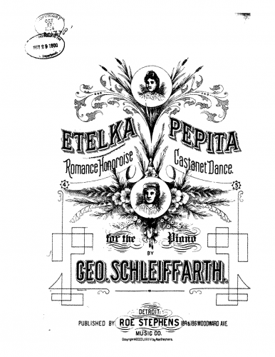 Schleiffarth - Etelka - Possibly incomplete score