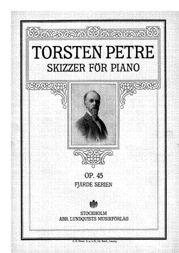 Petre - Skizzer för piano Fjärde serien - Score