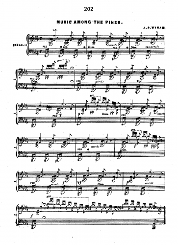 Wyman - Music Among the Pines - Score