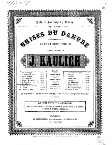 Kaulich - An Louischen - Piano Score - Score