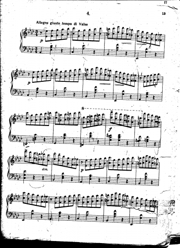 Kobylyansky - Octave Etude in A-flat major - Score