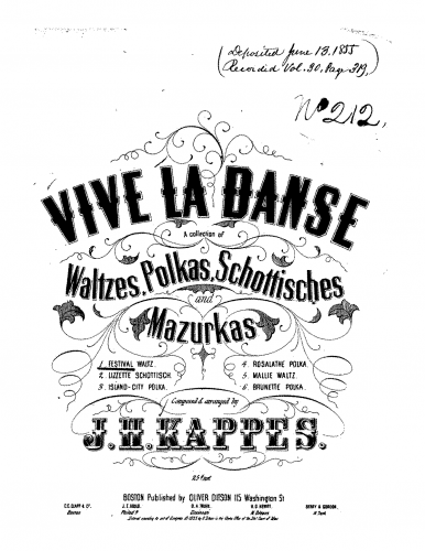 Kappes - Vive la Danse - 1. Festival Waltz