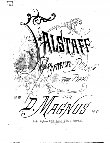 Magnus - Falstaff - Piano Score - Score