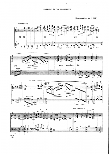 Fabini - Sarandí en la corriente - Score