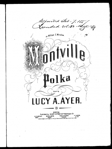 Ayer - Montville Polka - Score