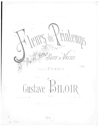 Biloir - Fleurs du printemps - Score