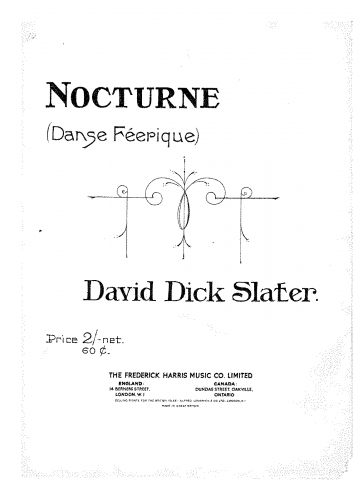 Slater - Nocturne - Score