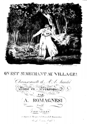 Romagnesi - On est si méchant au village ! - Vocal Score - Score