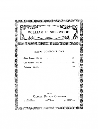 Sherwood - Autumn - Score