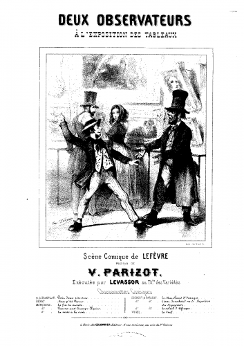 Parizot - Deux observateurs - Vocal Score - Score