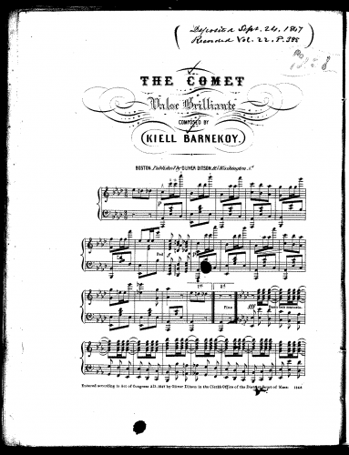 Barnekoy - The Comet - Score