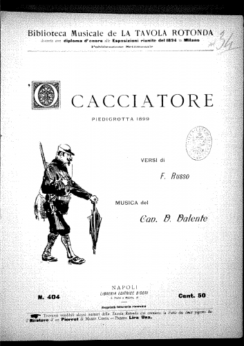 Valente - 'O cacciatore - Score