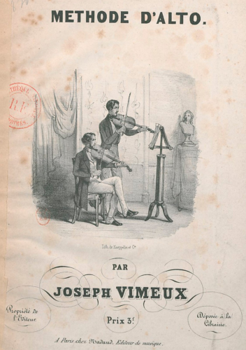 Vimeux - Methode d'alto - score