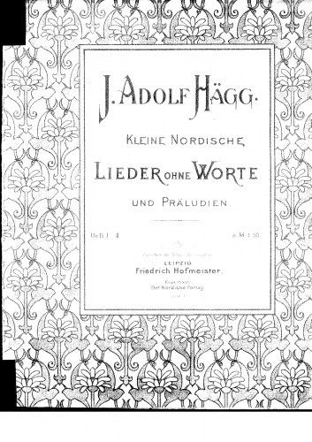 Hägg - Kleine Nordische Lieder ohne Worte und Präludien