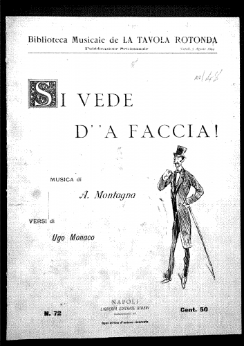 Montagna - Si vede d' 'a faccia! - Score