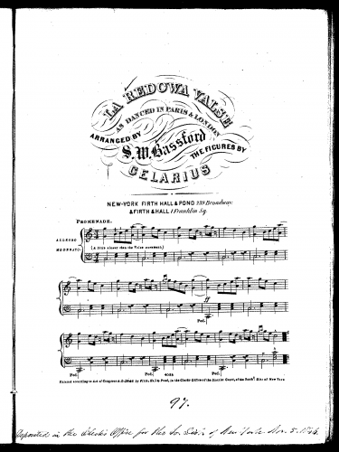 Bassford - La redowa valse - Score