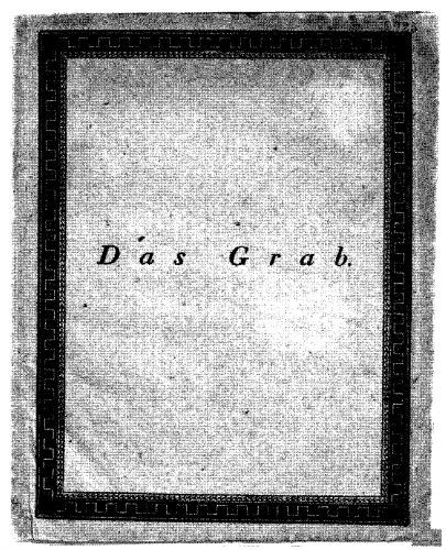 Schnyder von Wartensee - Das Grab - Score