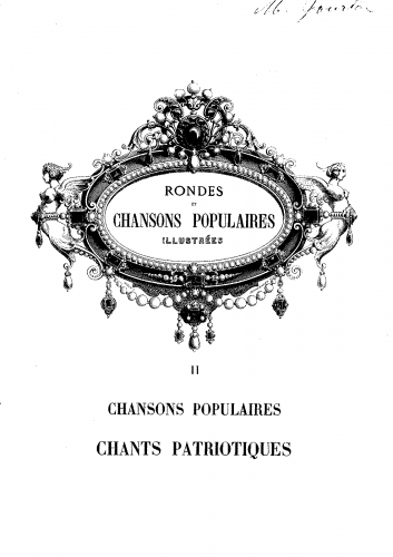 Verrimst - Rondes et chansons populaires illustrées - Score