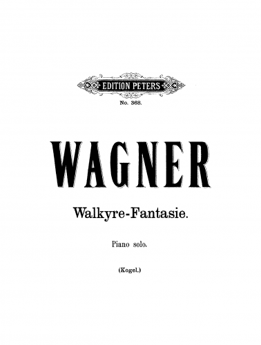 Kogel - Walkyre-Fantasie - Score