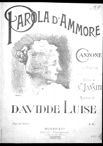 Luise - Parola d'ammore - Score