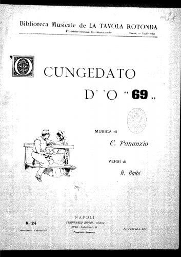 Panunzio - 'O cungedato d"o 69 - Score