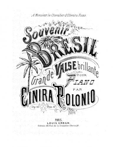 Polonio - Souvenir du Brésil - Score