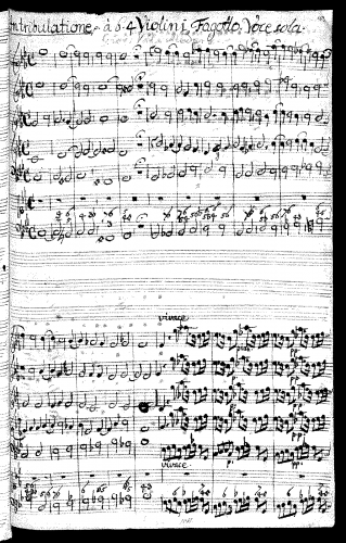 Meder - In tribulatione invocavimus - Score