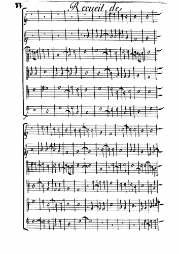 Lassus - Ad te levavi oculos meos - Incomplete score