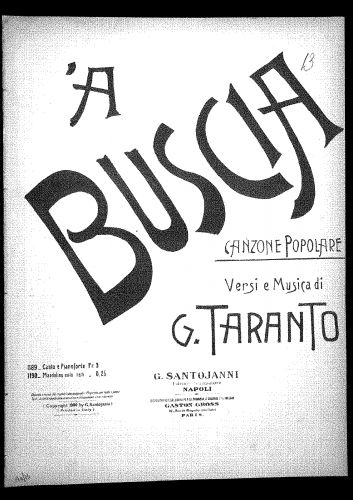 Taranto - 'A buscia - Score