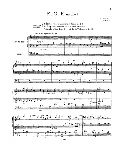 Kop?iva - 2 Fugues - Score