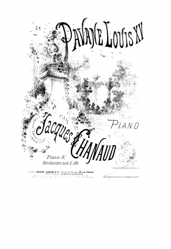 Chanaud - Pavane Louis XV - Score