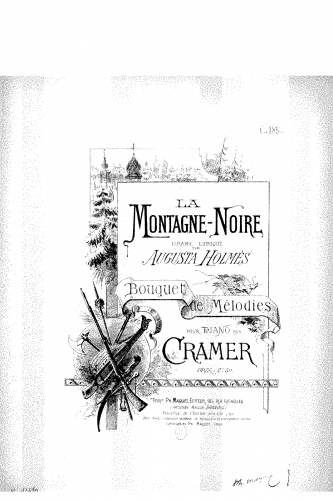 Cramer - Bouquet de mélodies sur 'La montagne noire' - Score