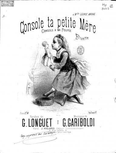 Gariboldi - Console ta petite mère - Score