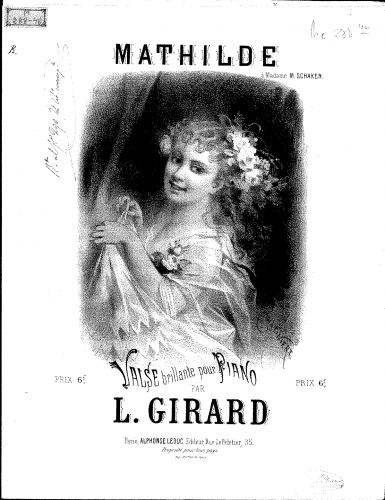 Girard - Mathilde - Score