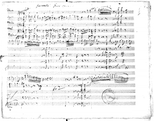 Mascia - Quintetto di un ognuno - Score