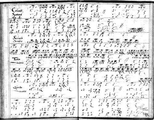 Radeck - Courant Saraband - Score