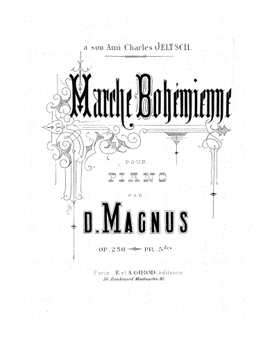 Magnus - Marche bohémienne - Score