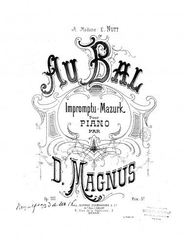 Magnus - Au bal - Score