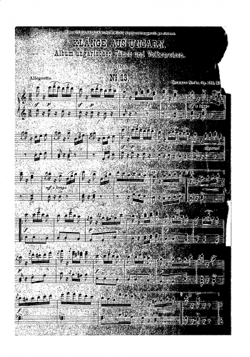 Necke - Klänge aus Ungarn, Op. 286 - Volume II (Nos.13-23)