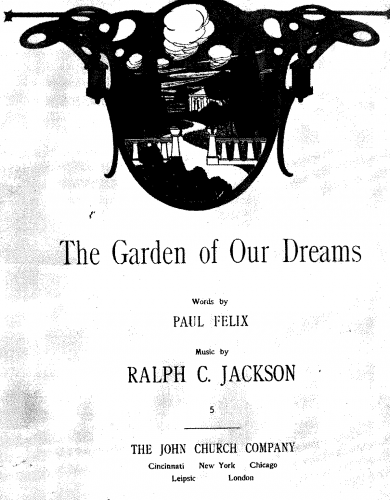 Jackson - The Garden of our Dreams - Score