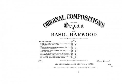 Harwood - Six Pieces - 3. Pæan