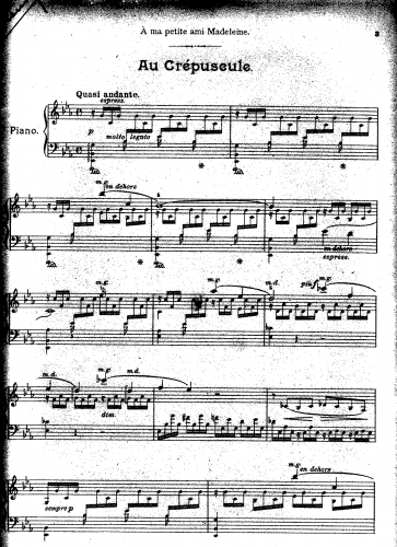 Bonis - Au Crépuscule - Score