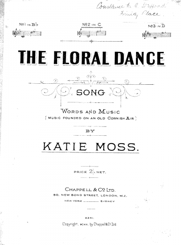 Moss - The Floral Dance - Score