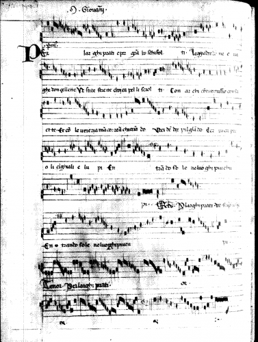 Da Cascia - Per larghi prati - Score