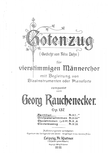 Rauchenecker - Gotenzug - Score