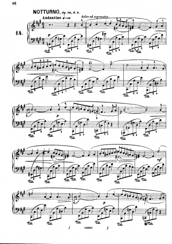 Martucci - Nocturnes, Op. 70 - Piano Score - 2. Nocturne in F-sharp minor