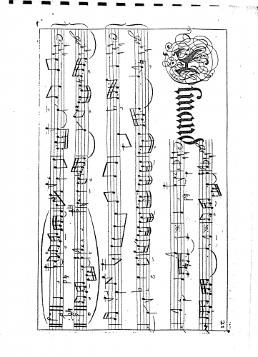 Hart - Suite in C minor - Score