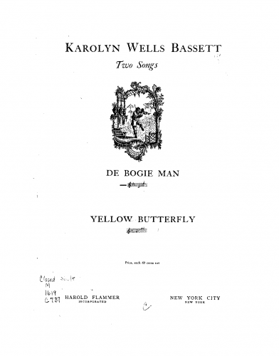 Bassett - Two Songs - 1. De Bogie Man